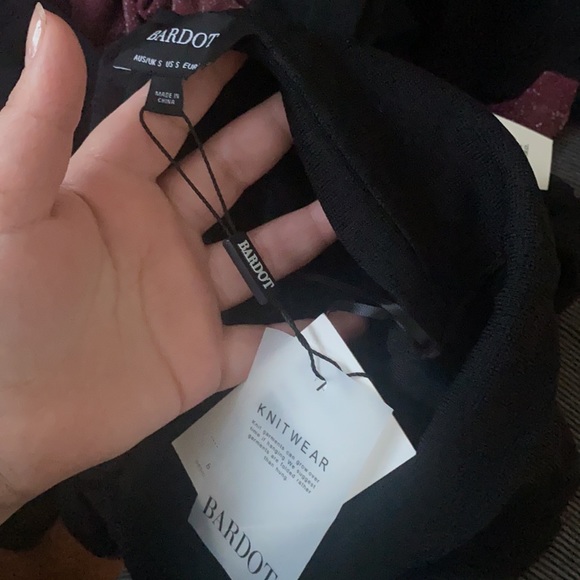 Bardot Off Shoulder Midi Knit Dress - Picture 3 of 5